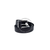 Ferragamo Black Leather Belt