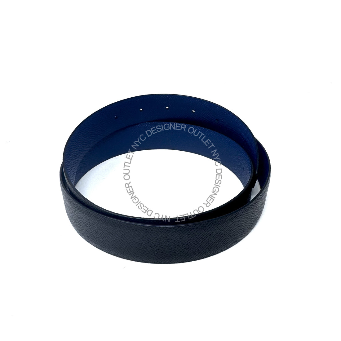 Tom Ford Black/Blue Reversible Leather Belt