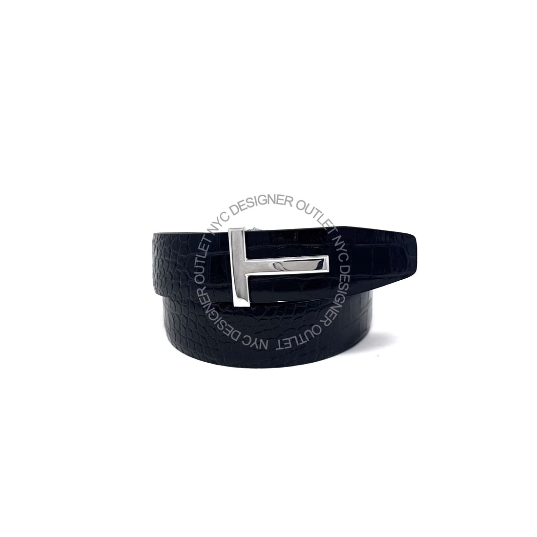 Tom Ford Black/Black Reversible Leather Belt