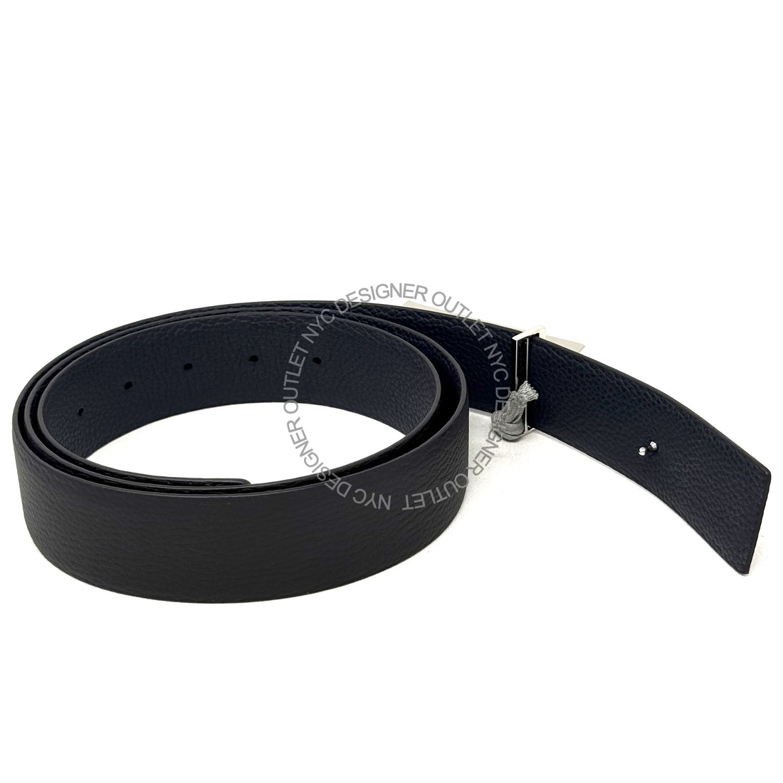 Tom Ford Black/Navy Reversible Leather Belt