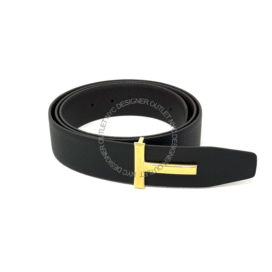 Tom Ford Black/Brown Reversible Leather Belt