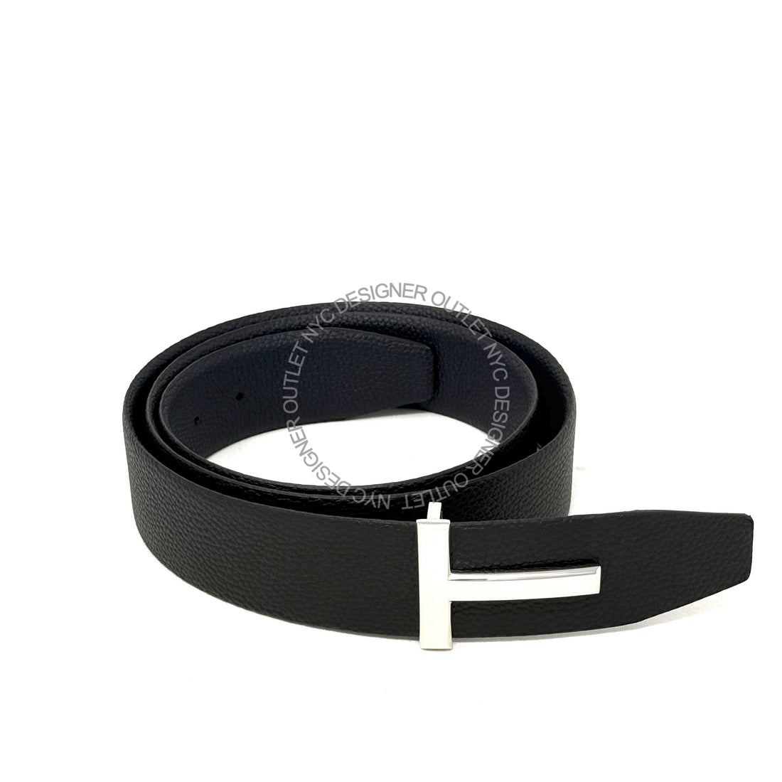 Tom Ford Black/Navy Reversible Leather Belt