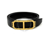 Tom Ford Black/Brown Reversible Leather Belt