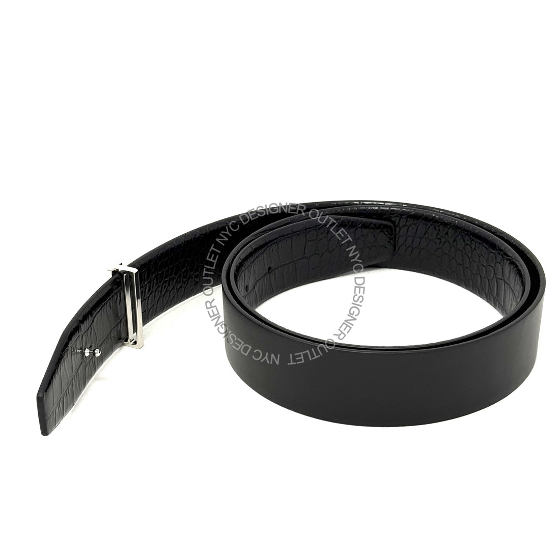 Tom Ford Black/Black Reversible Leather Belt