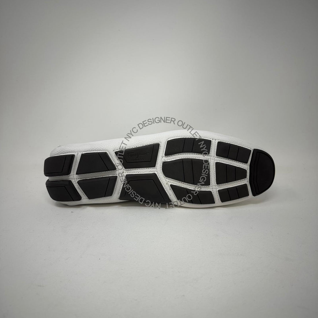 Ferragamo Front 4 White Drivers