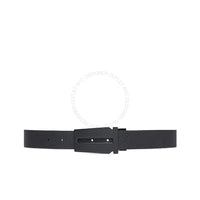 Ferragamo Black/Black Leather Reversible Belt