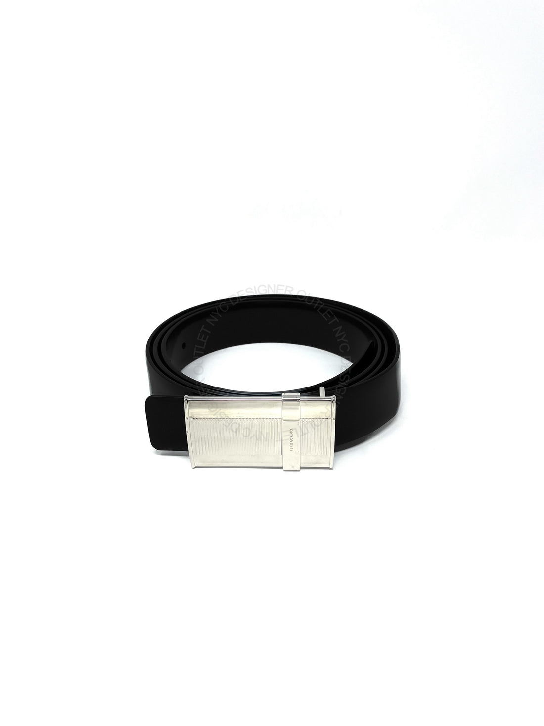 Ferragamo Black/Brown Leather Reversible Belt