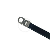 Ferragamo Black Adjustable Leather Belt