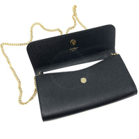 Ferragamo Leather Wallet W/ Chain