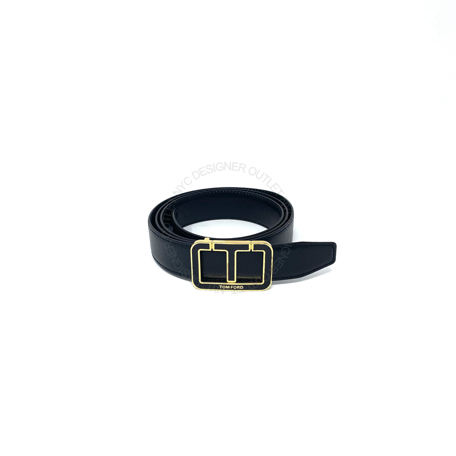 Tom Ford Black\Brown Reversible Leather Belt