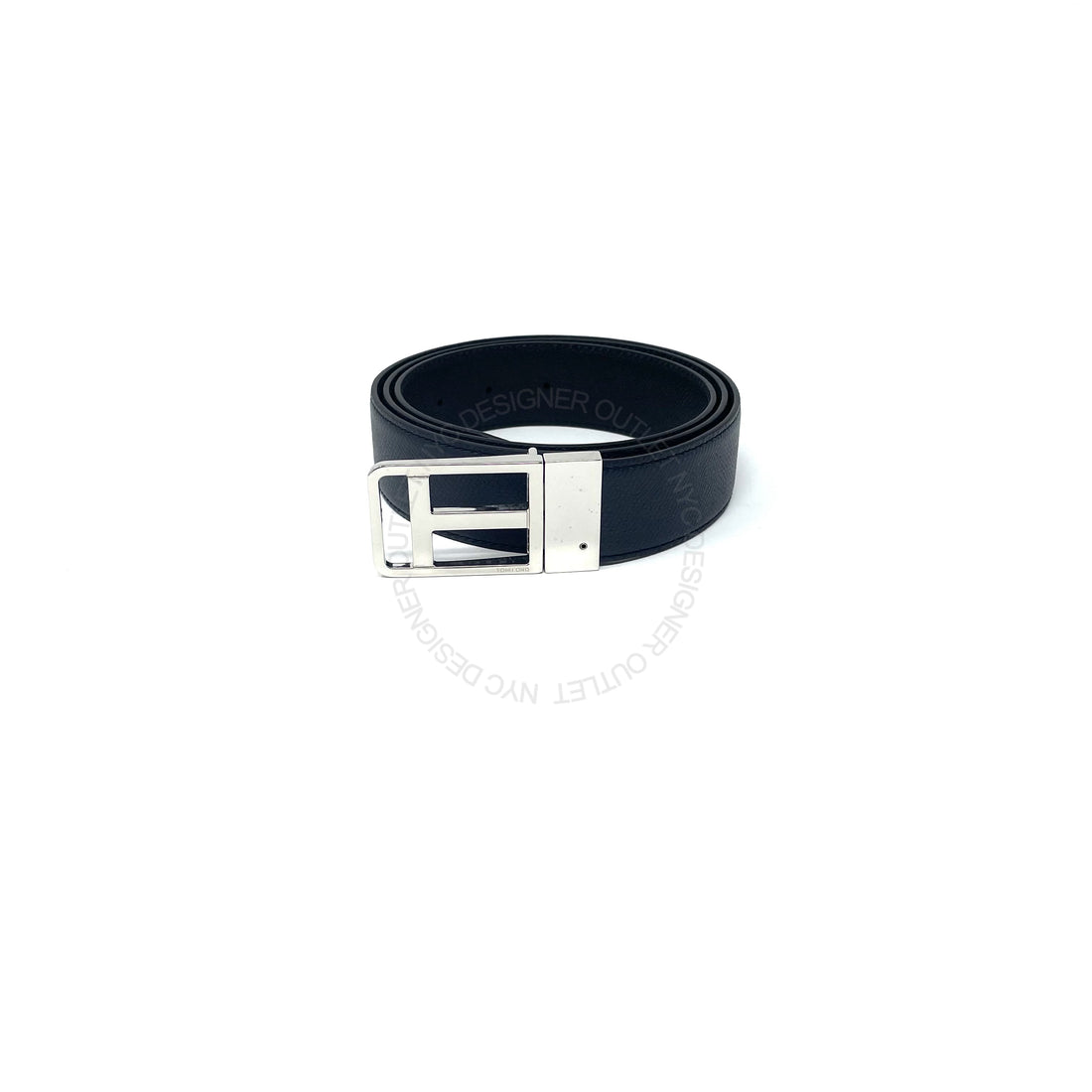 Tom Ford Black\Blue Reversible Leather Belt