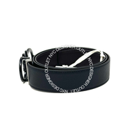 Ferragamo Black/Brown Leather Adjustable and Reversible Belt