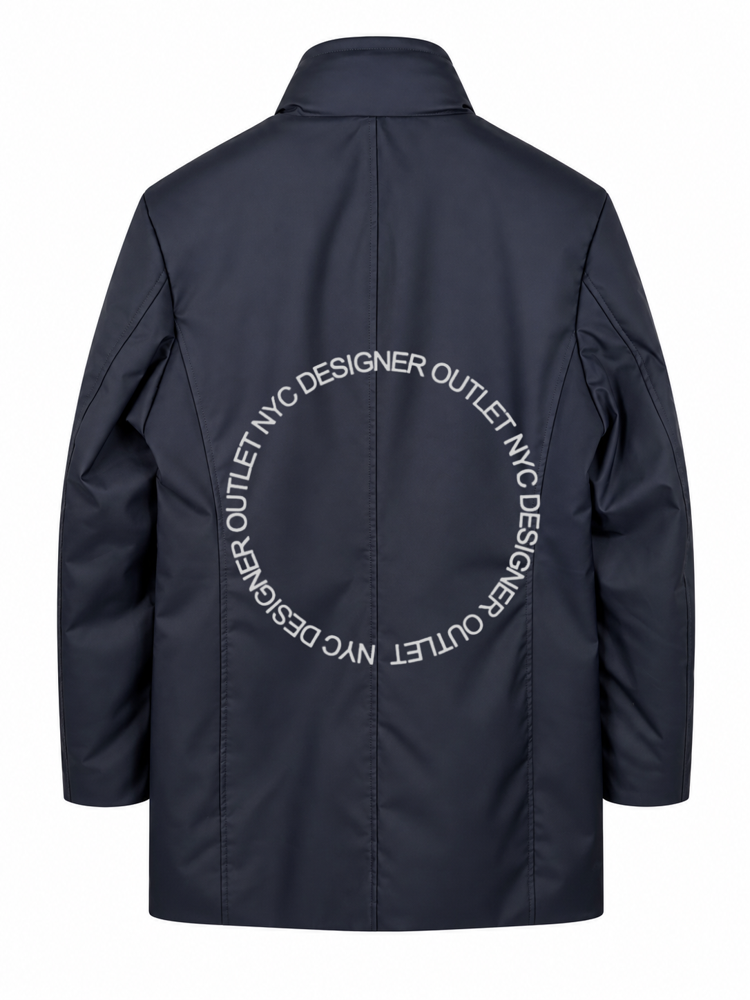 Moorer Bond Waterproof Down Jacket – Navy Blue with Retractable Hood
