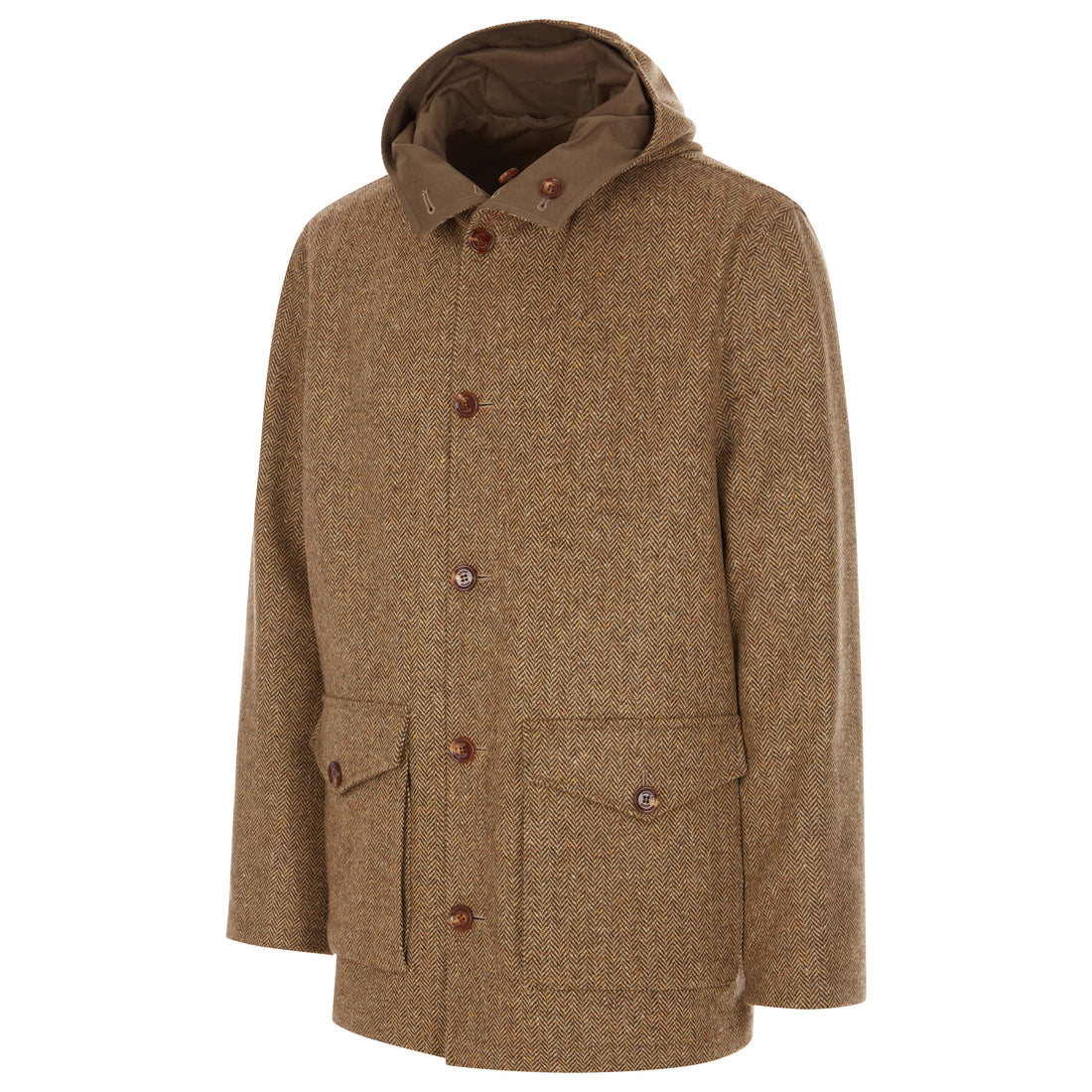 Kired By Kiton Reversible Coat W Hood