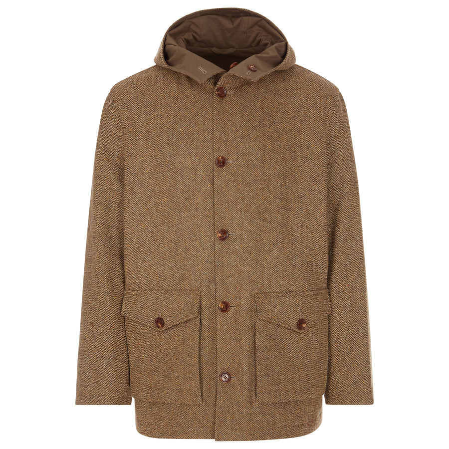 Kired By Kiton Reversible Coat W Hood