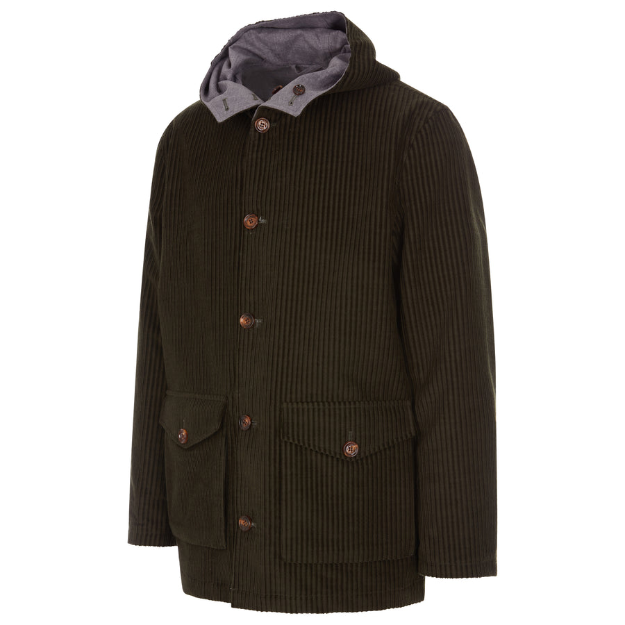 Kired By Kiton Reversible Coat W Hood