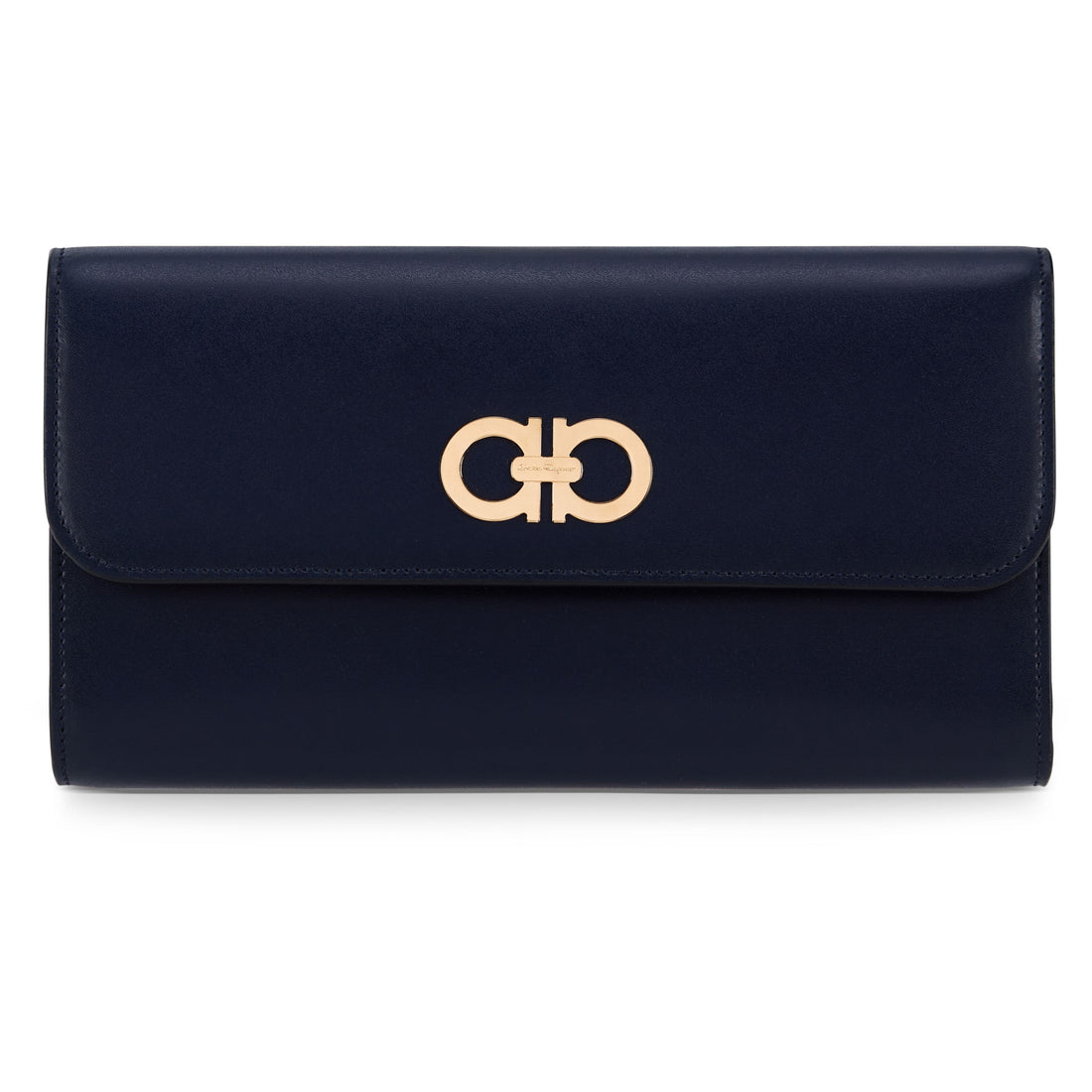 Ferragamo Leather Wallet w/ Chain