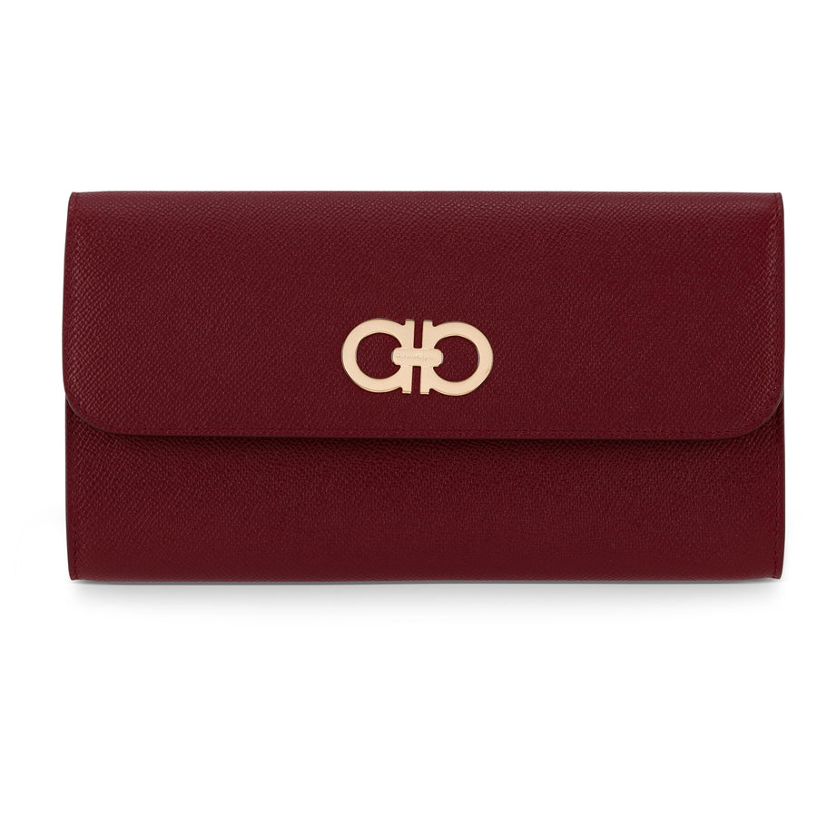Ferragamo Leather Wallet w/ Chain – NYC Designer Outlet