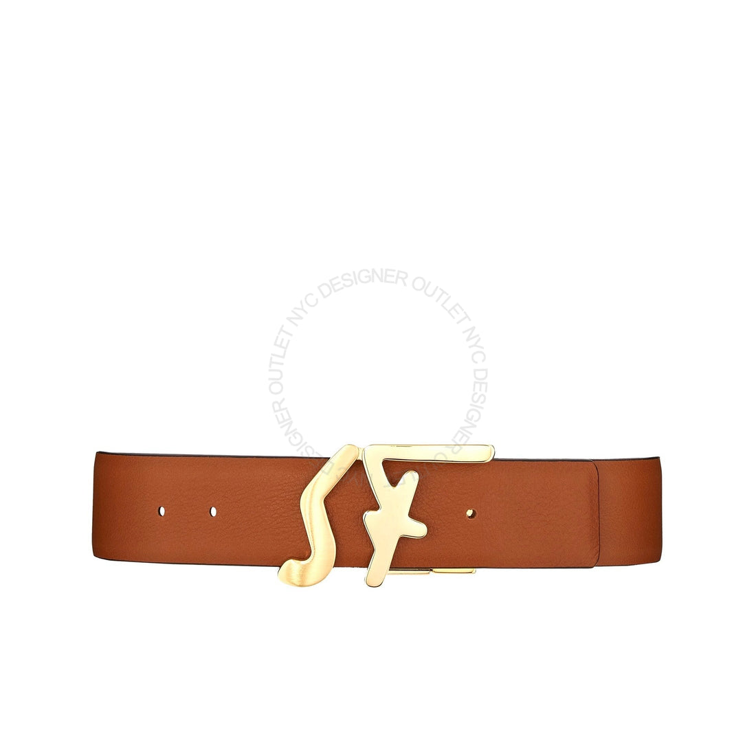 Ferragamo Black/Brown Leather Belt