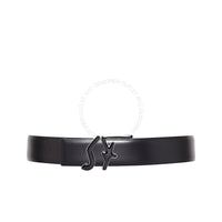 Ferragamo Black Leather Belt