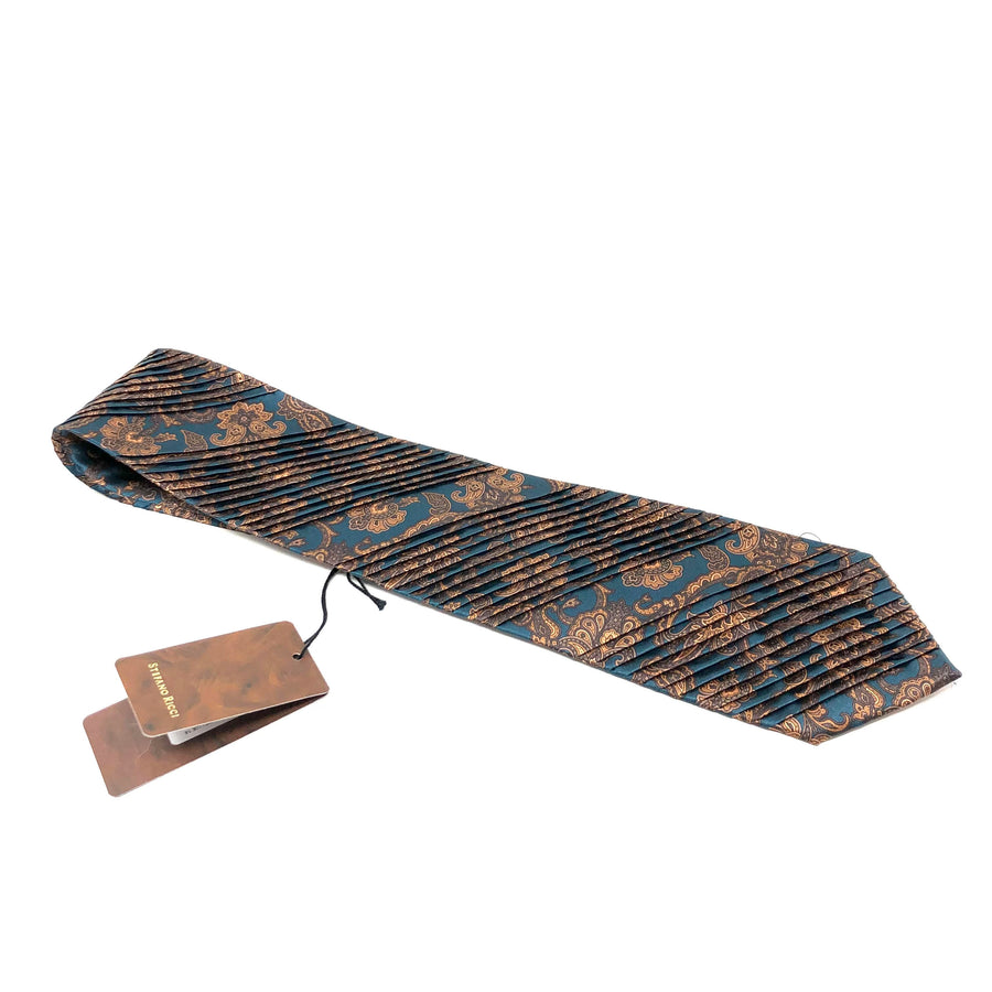 Stefano Ricci Mens Pleated Silk Tie