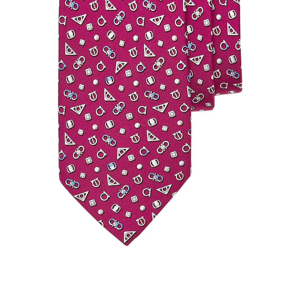 Ferragamo All Logo Silk Tie